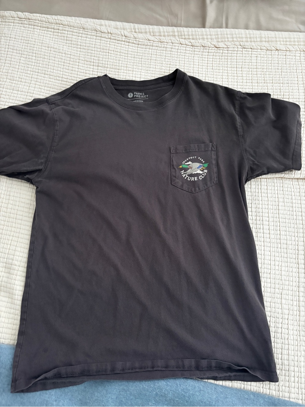 Parks Project Men’s Black Pocket T-Shirt - Nature Club Graphic